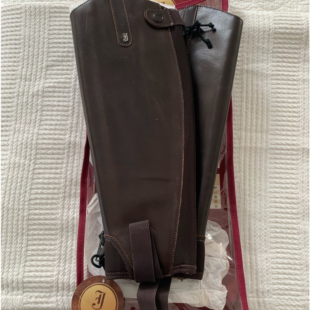 Justin Leather Half Chaps